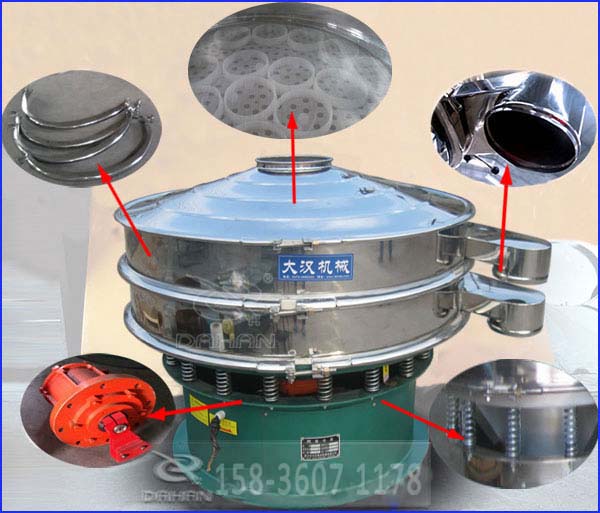 三次元旋振篩內(nèi)部結(jié)構(gòu)展示 三次元旋振篩內(nèi)部結(jié)構(gòu)展示